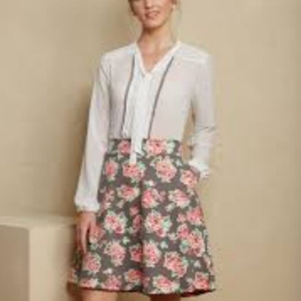 Matilda Jane floral Skirt sz M